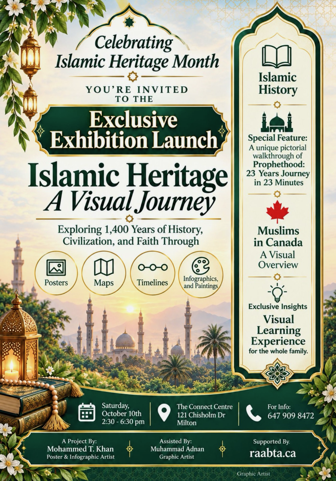 Islamic Heritage: A Visual Journey event flyer